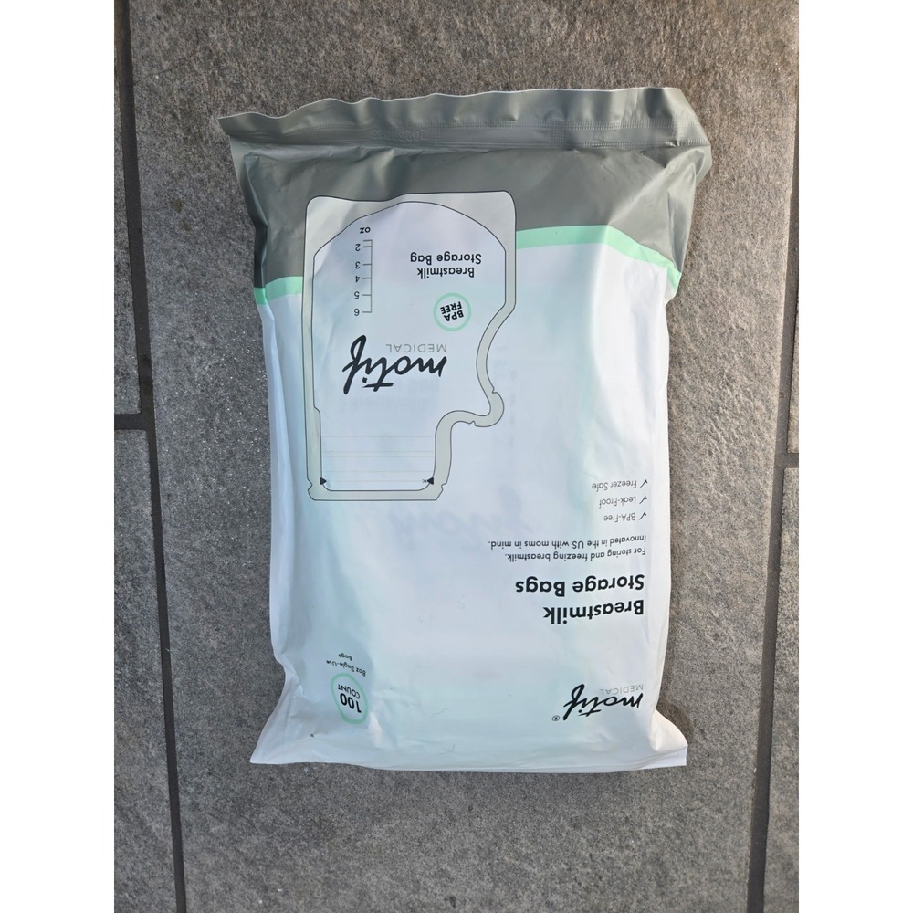 Motif Medical Breastmilk Storage Bags 100 Count BPA Free Leak Proof New Sealed